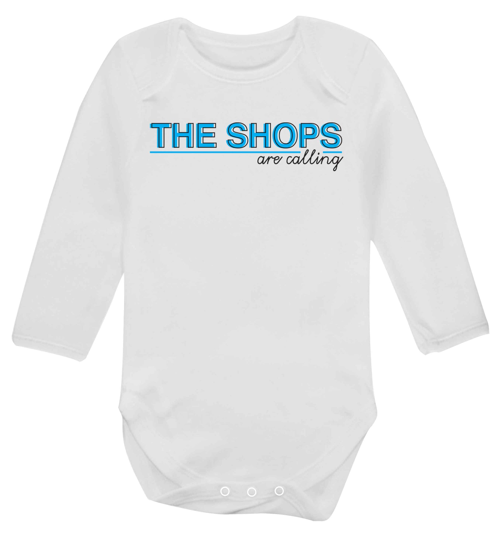 The shops are calling Baby Vest long sleeved white 6-12 months