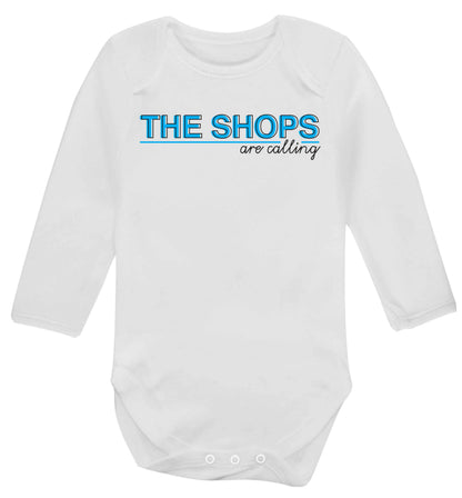 The shops are calling Baby Vest long sleeved white 6-12 months