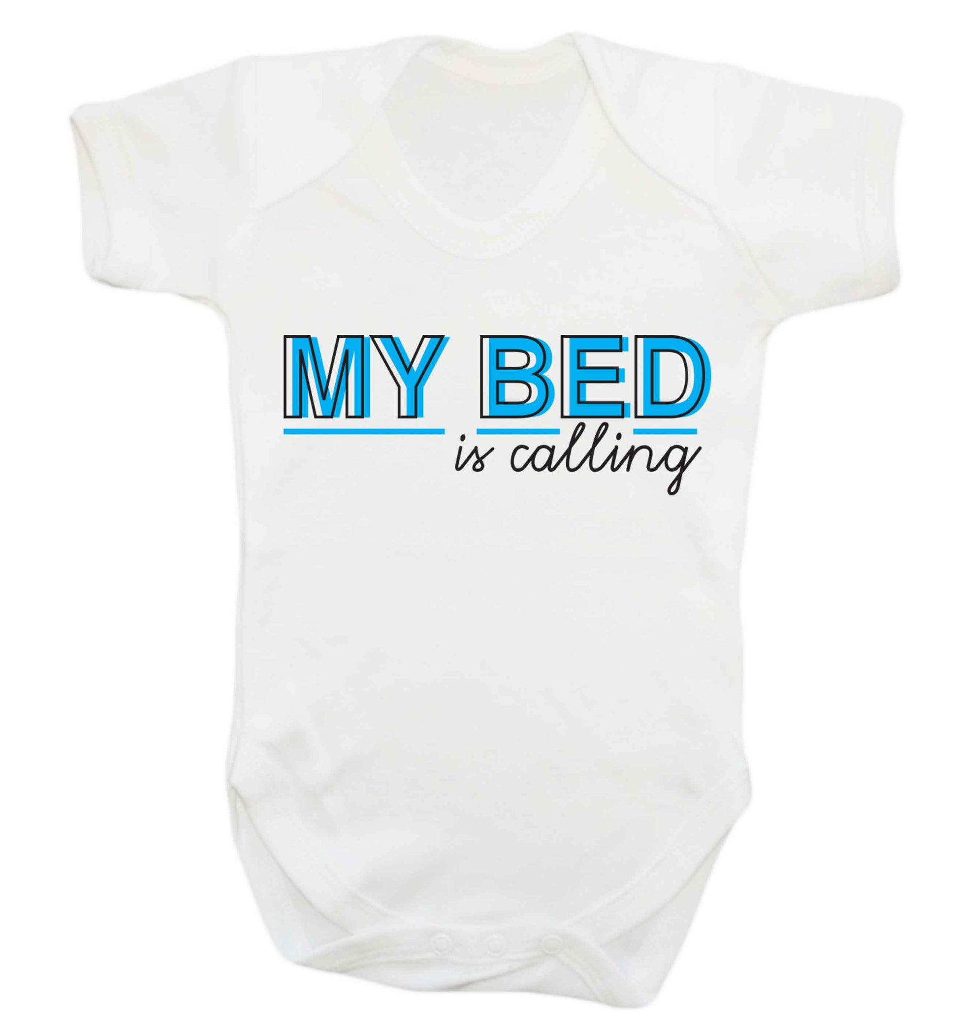 My bed is calling Baby Vest white 18-24 months