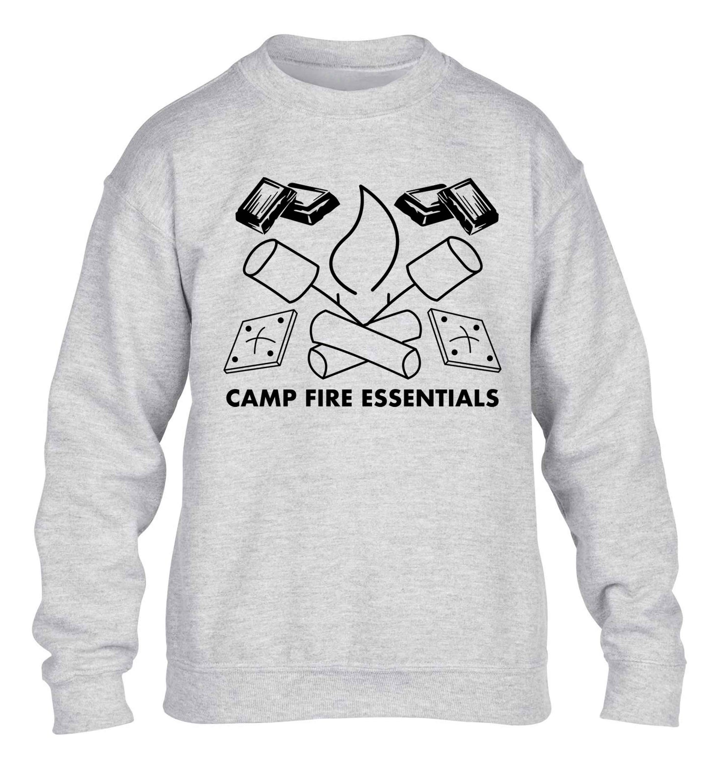 Campfire essentials children's grey sweater 12-13 Years