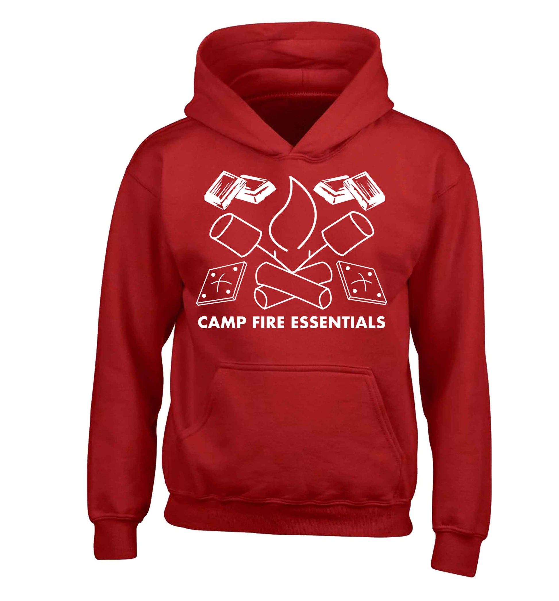 Campfire essentials children's red hoodie 12-13 Years