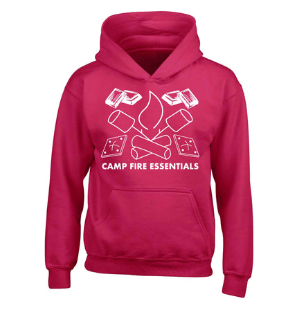Campfire essentials children's pink hoodie 12-13 Years