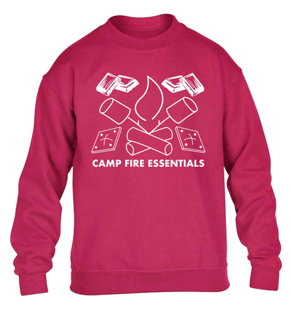 Campfire essentials children's pink sweater 12-13 Years