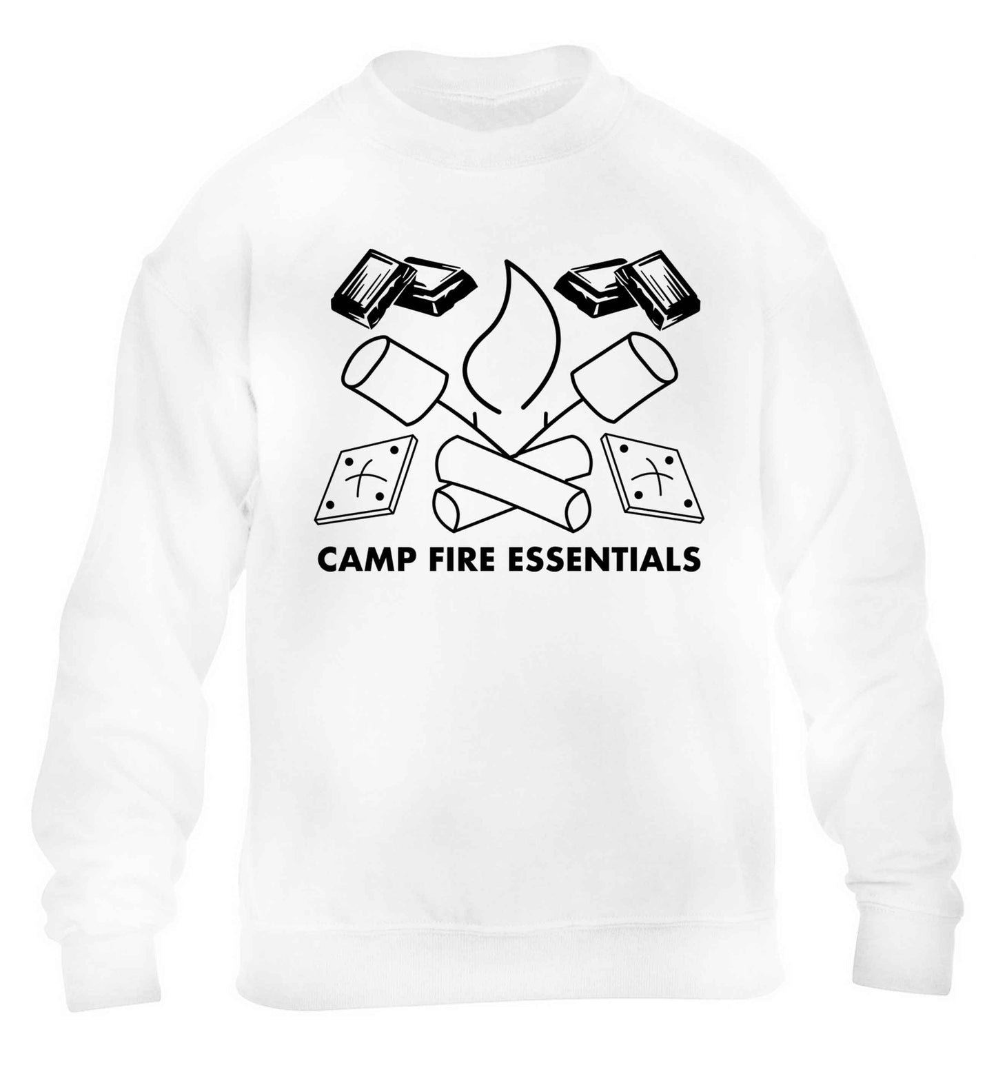 Campfire essentials children's white sweater 12-13 Years