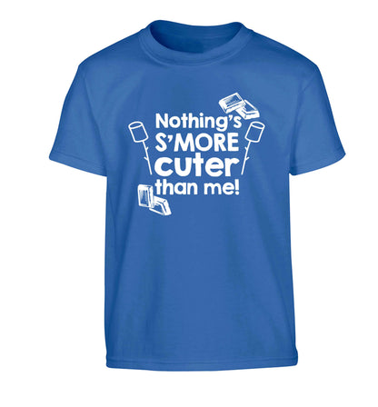Nothing's s'more cuter than me! Children's blue Tshirt 12-13 Years