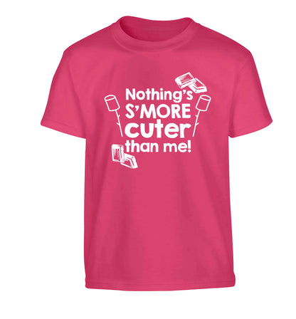 Nothing's s'more cuter than me! Children's pink Tshirt 12-13 Years