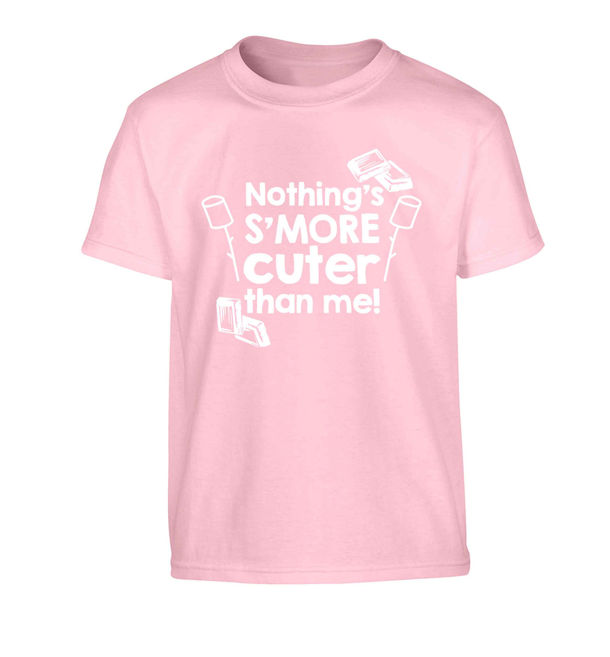 Nothing's s'more cuter than me! Children's light pink Tshirt 12-13 Years