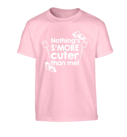 Nothing's s'more cuter than me! Children's light pink Tshirt 12-13 Years