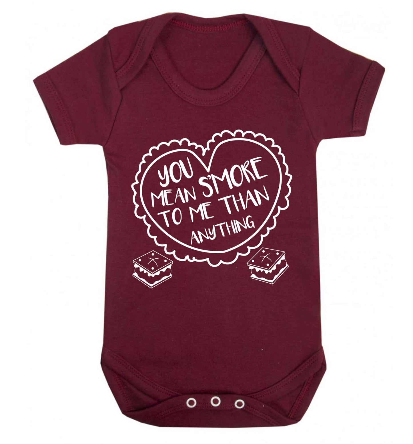 You mean s'more to me than anything Baby Vest maroon 18-24 months