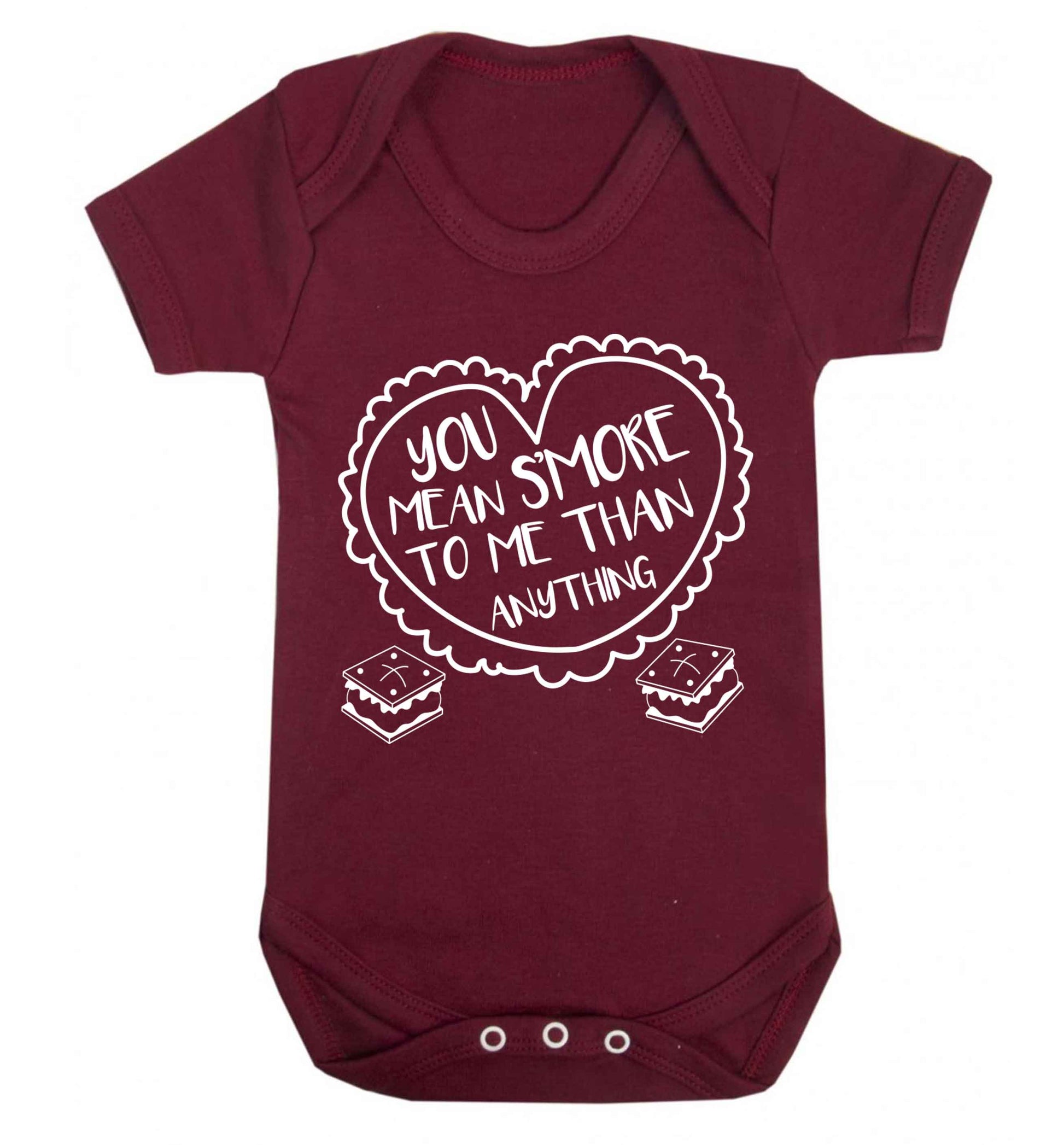 You mean s'more to me than anything Baby Vest maroon 18-24 months