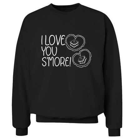 I love you s'more than anything Adult's unisex black Sweater 2XL