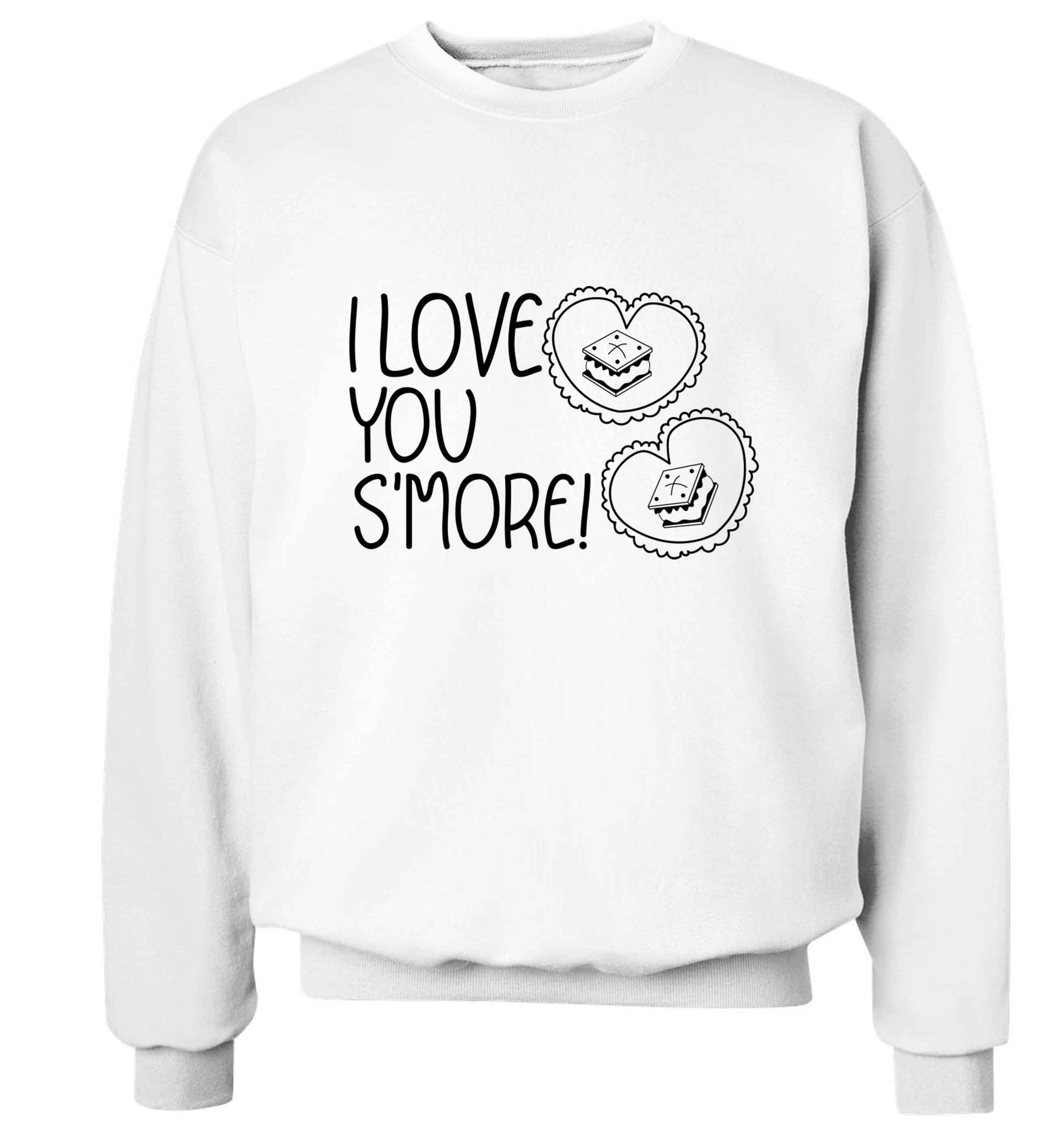 I love you s'more than anything Adult's unisex white Sweater 2XL