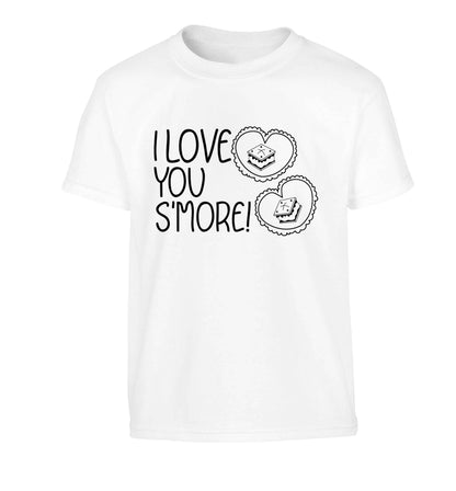 I love you s'more than anything Children's white Tshirt 12-13 Years