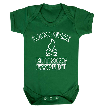 Campfire cooking expert Baby Vest green 18-24 months