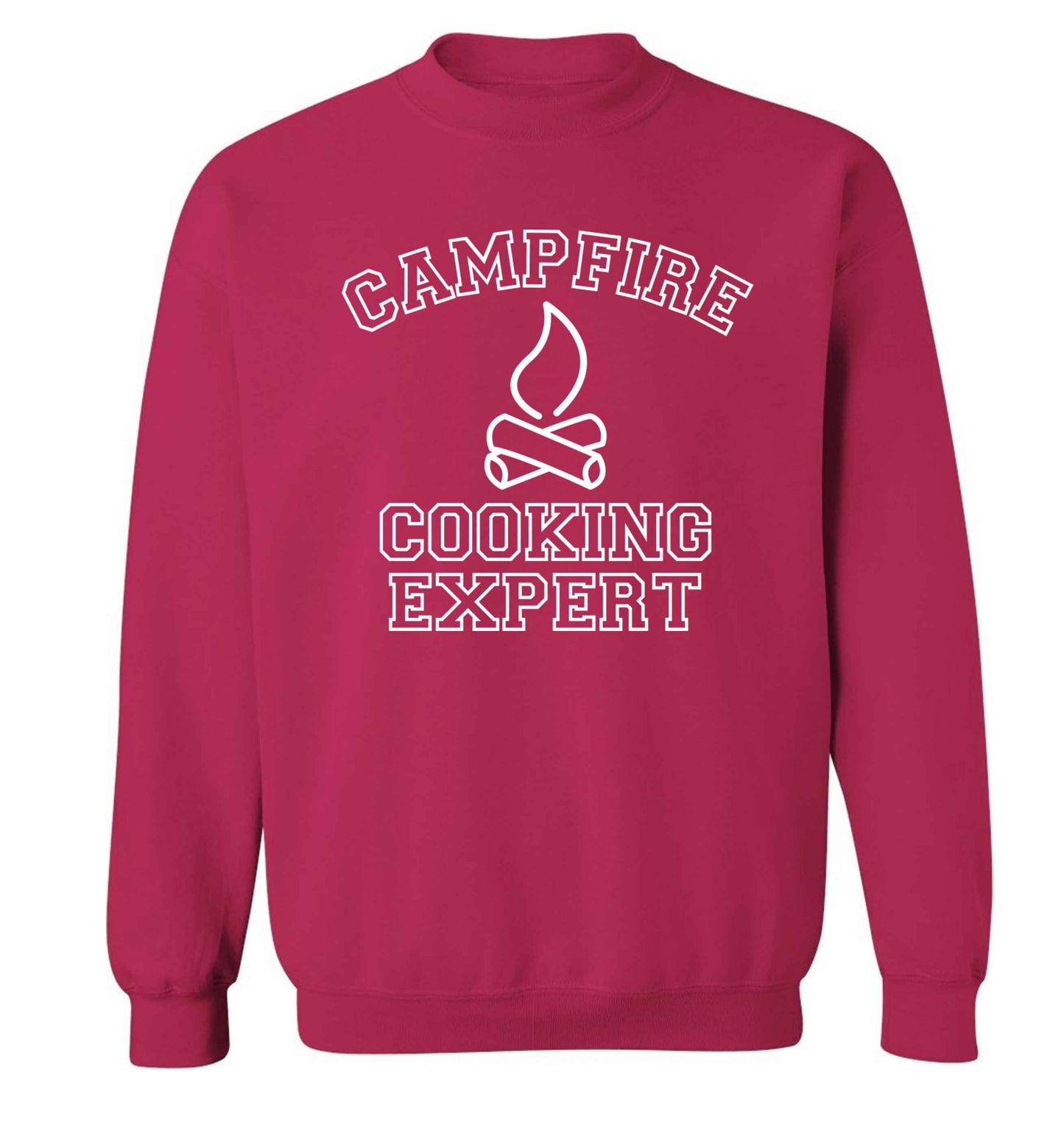 Campfire cooking expert Adult's unisex pink Sweater 2XL