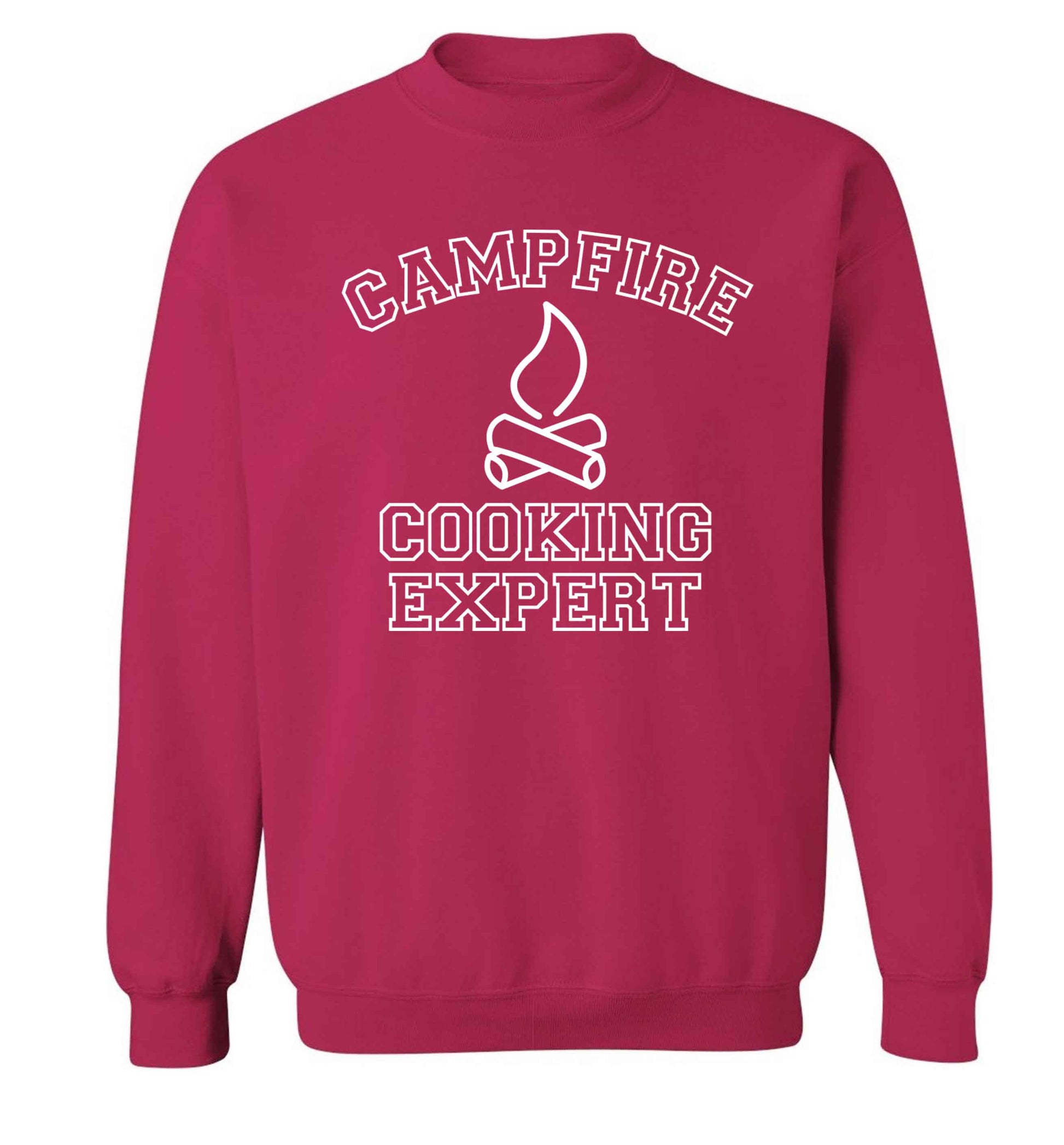 Campfire cooking expert Adult's unisex pink Sweater 2XL