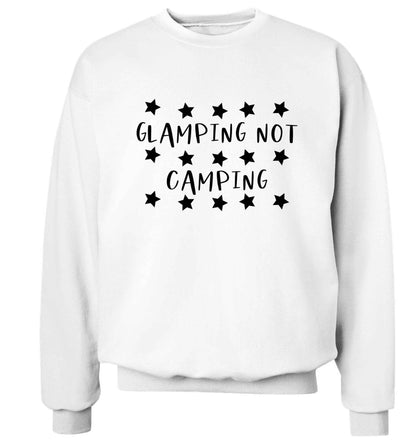 Glamping not camping Adult's unisex white Sweater 2XL