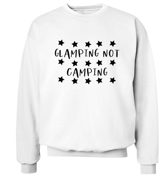 Glamping not camping Adult's unisex white Sweater 2XL