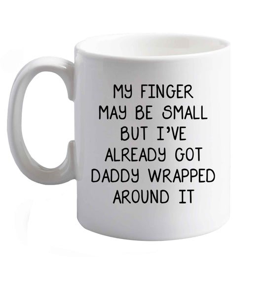 10 oz Favourite Type Pan Pancake ceramic mug right handed