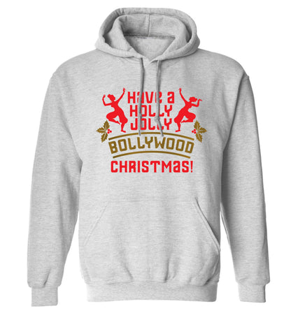 Have a holly, jolly, bollywood Christmas adults unisex grey hoodie 2XL