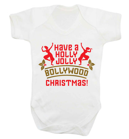 Have a holly, jolly, bollywood Christmas Baby Vest white 18-24 months