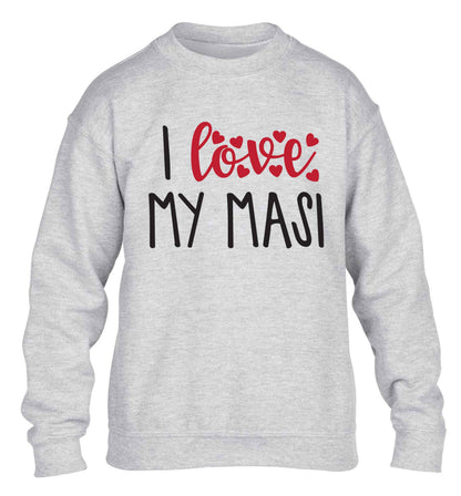 I love my masi children's grey sweater 12-13 Years