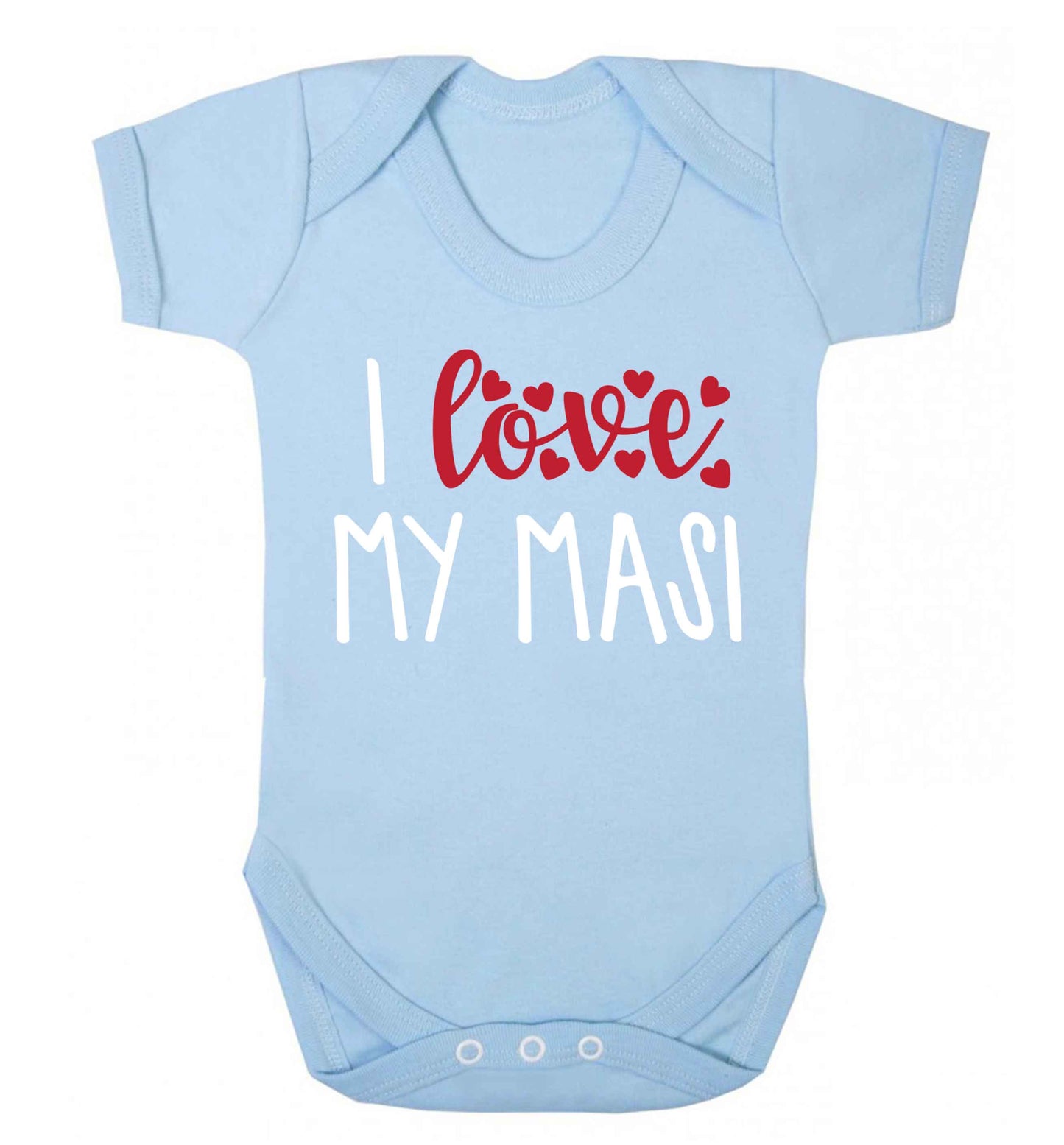 I love my masi Baby Vest pale blue 18-24 months