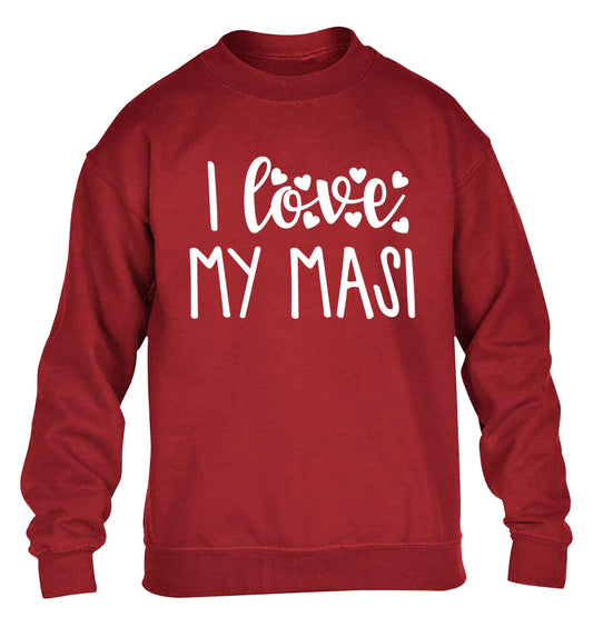 I love my masi children's grey sweater 12-13 Years