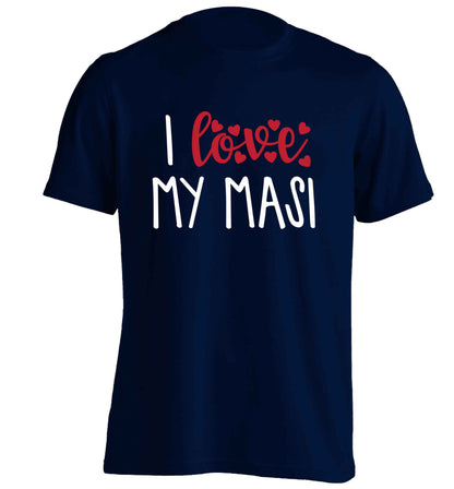 I love my masi adults unisex navy Tshirt 2XL