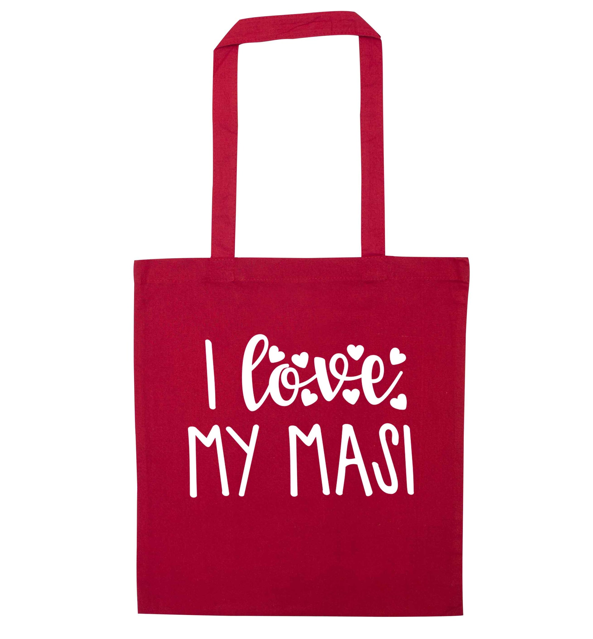 I love my masi red tote bag