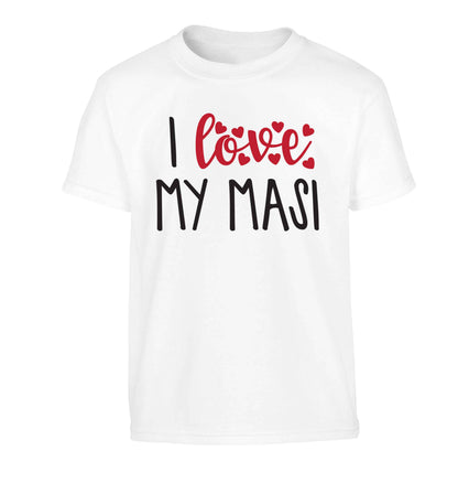 I love my masi Children's white Tshirt 12-13 Years