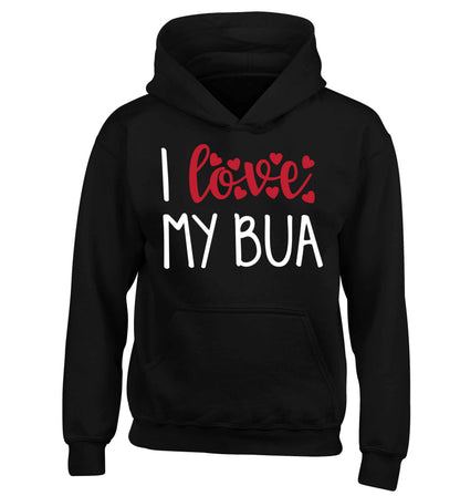I love my bua children's black hoodie 12-13 Years