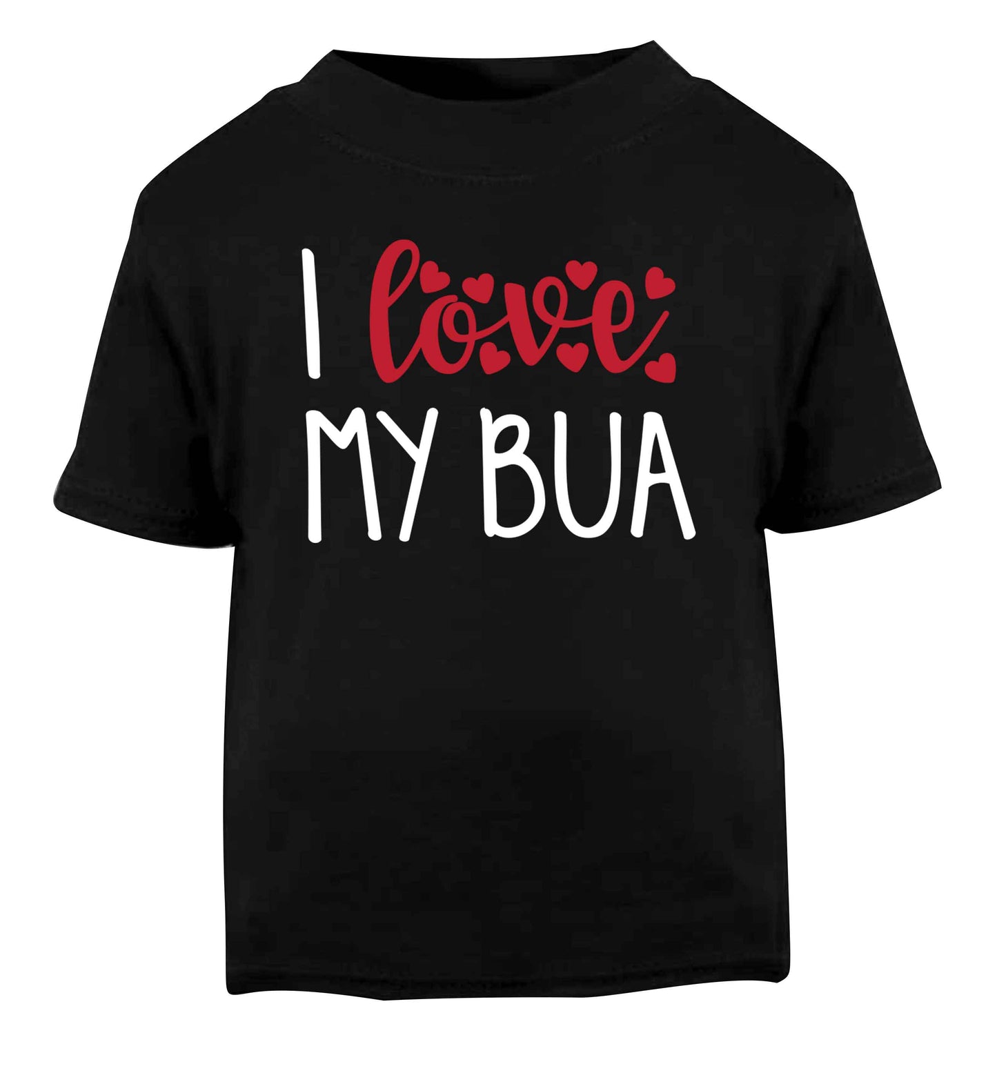 I love my bua Black Baby Toddler Tshirt 2 years