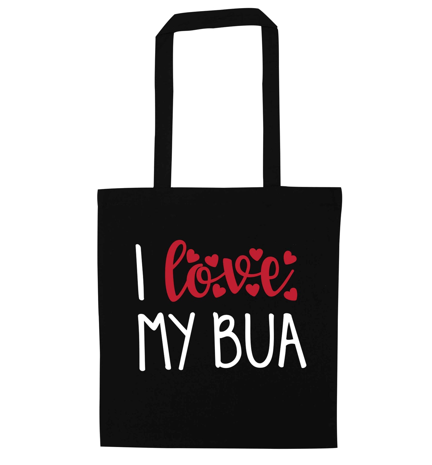 I love my bua black tote bag