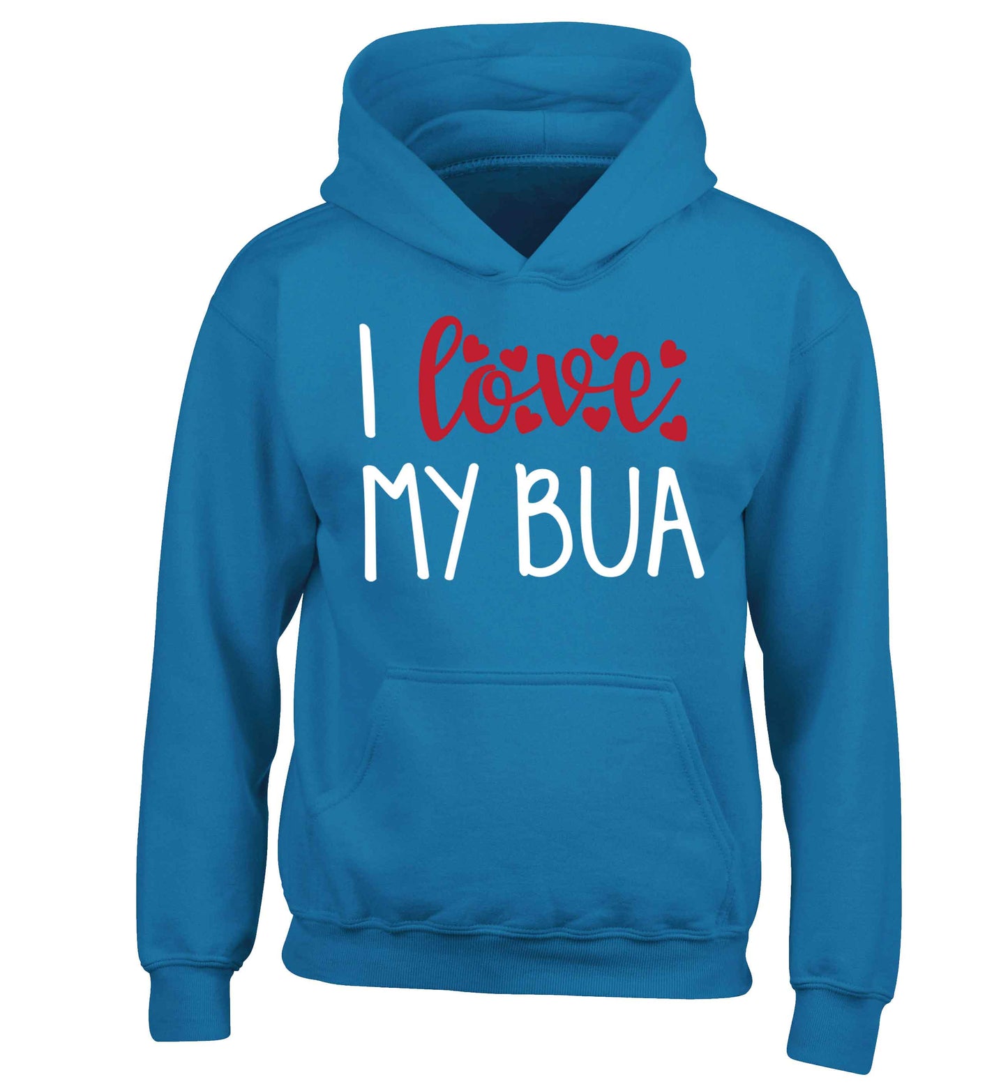I love my bua children's blue hoodie 12-13 Years