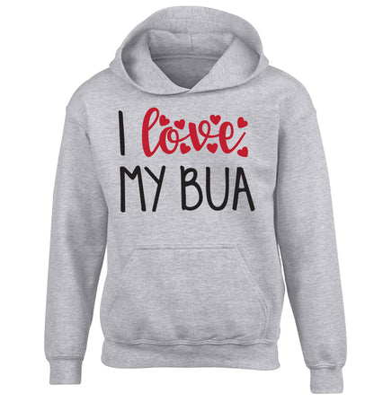 I love my bua children's grey hoodie 12-13 Years