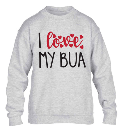 I love my bua children's grey sweater 12-13 Years