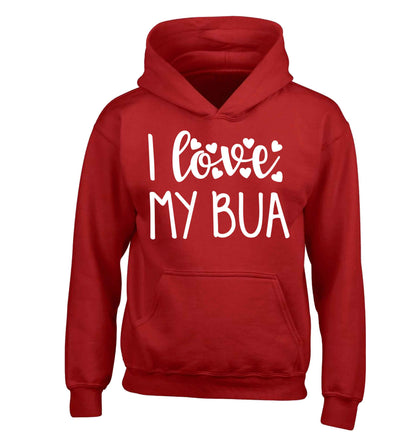 I love my bua children's red hoodie 12-13 Years
