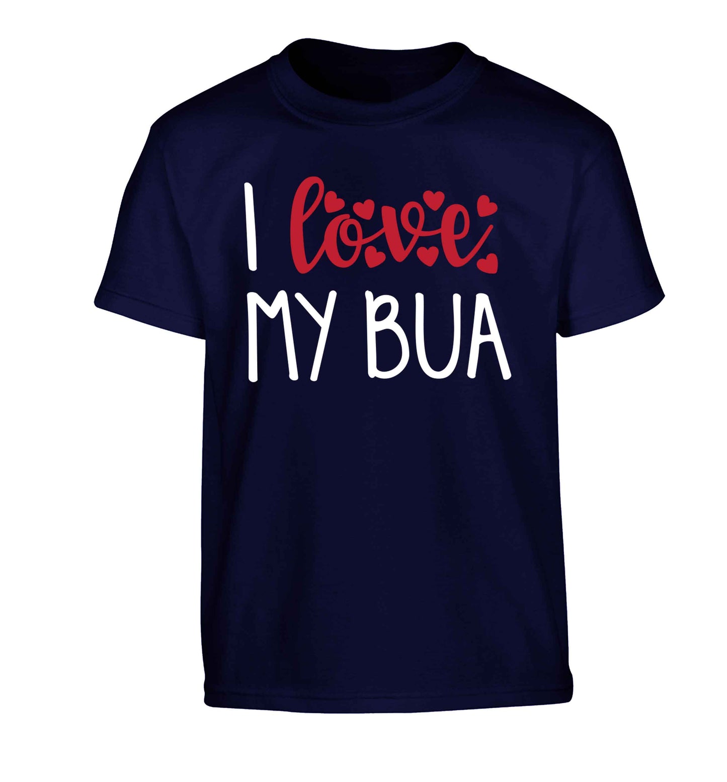 I love my bua Children's navy Tshirt 12-13 Years