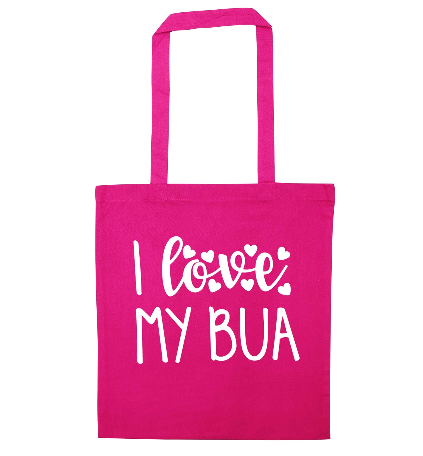 I love my bua pink tote bag