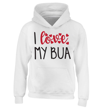 I love my bua children's white hoodie 12-13 Years