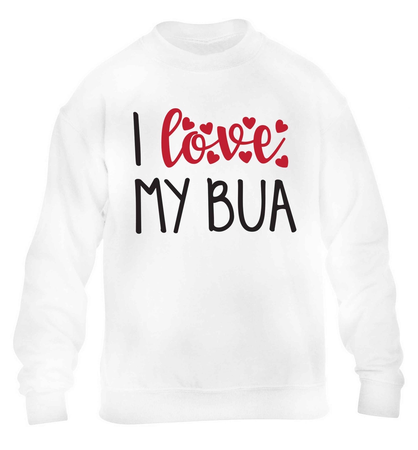 I love my bua children's white sweater 12-13 Years