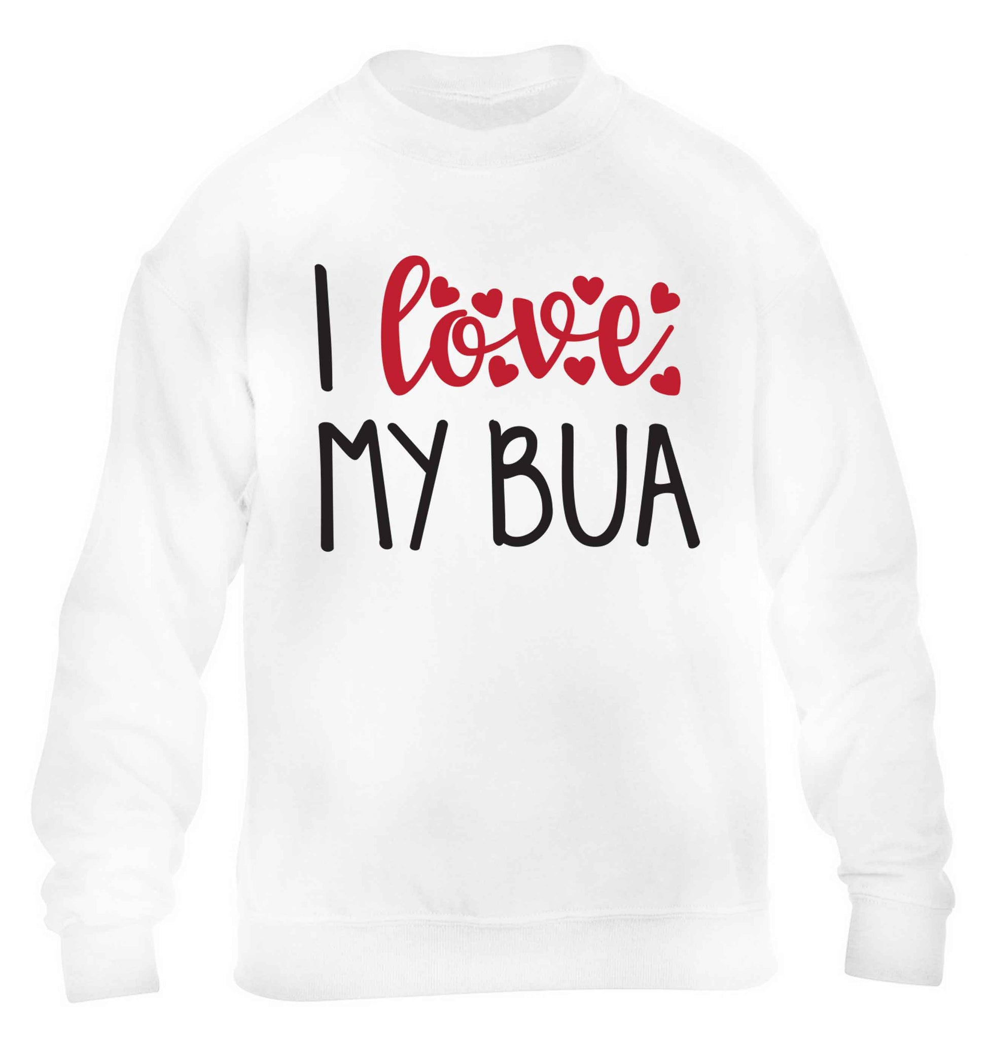 I love my bua children's white sweater 12-13 Years