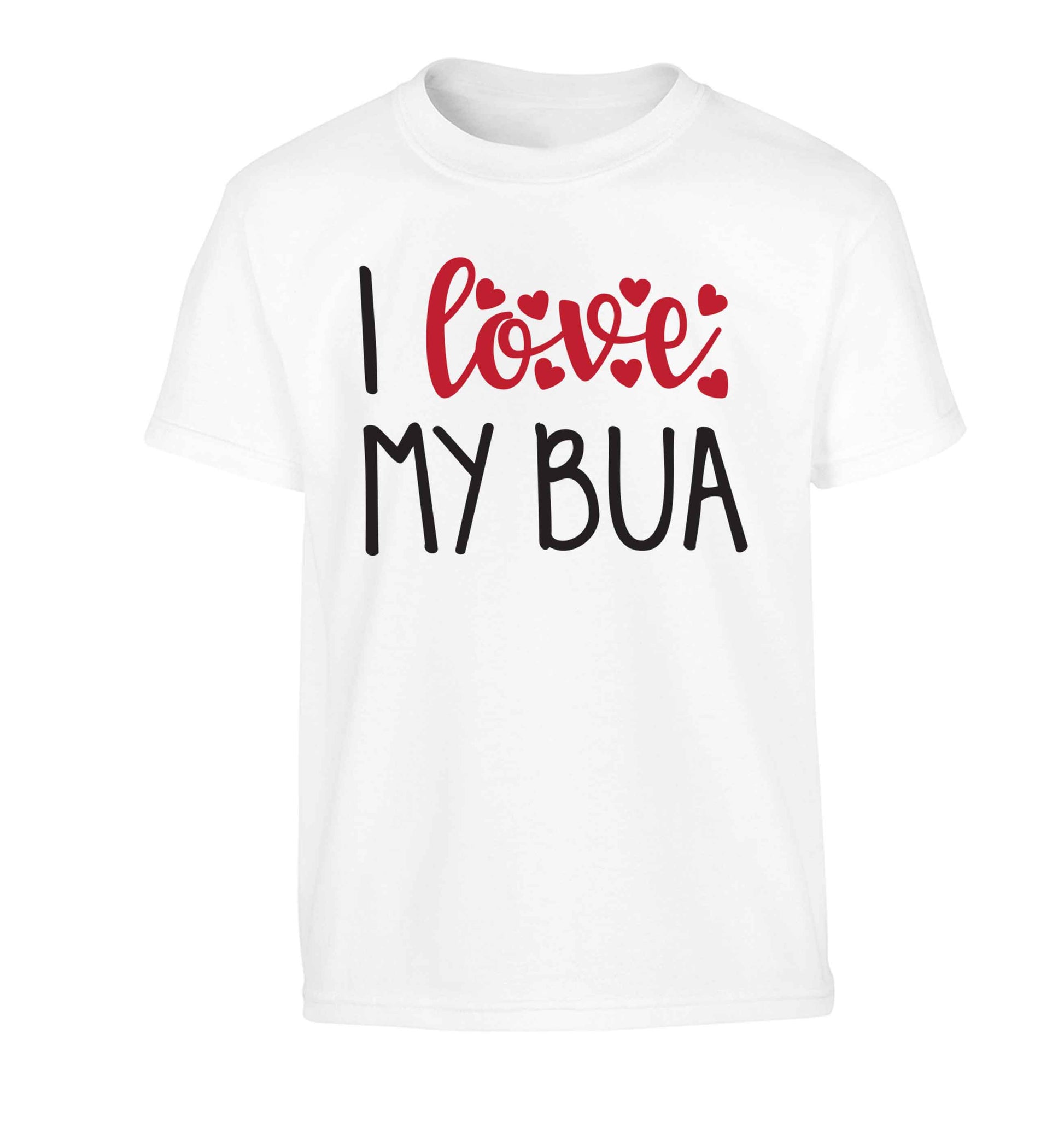 I love my bua Children's white Tshirt 12-13 Years