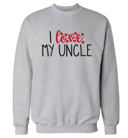 I love my uncle Adult's unisex grey Sweater 2XL