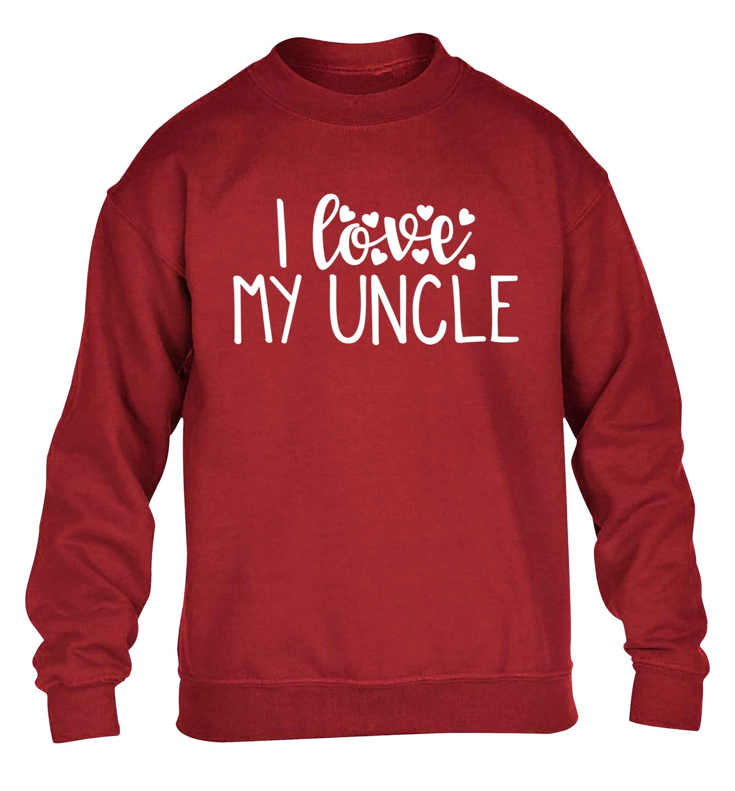 I love my uncle children's grey sweater 12-13 Years