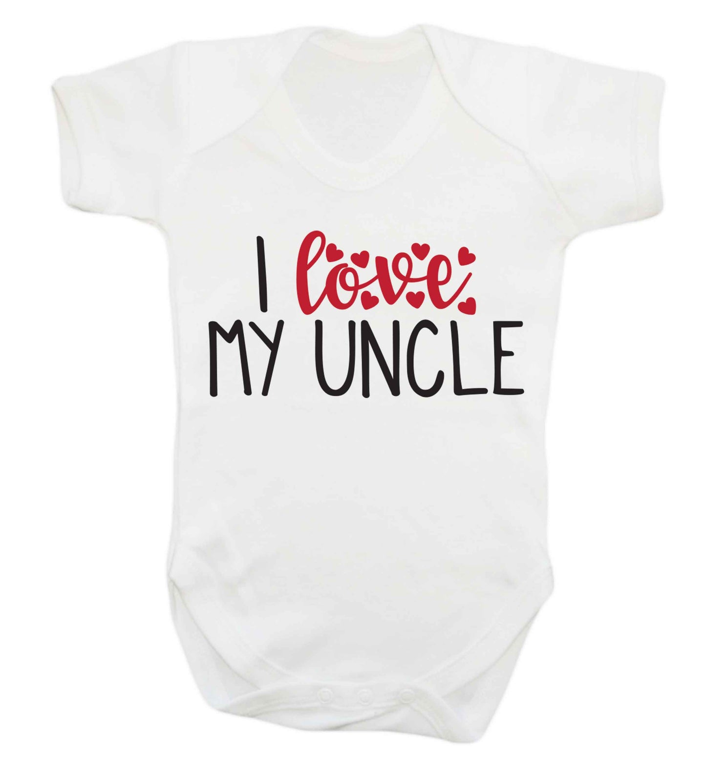 I love my uncle Baby Vest white 18-24 months