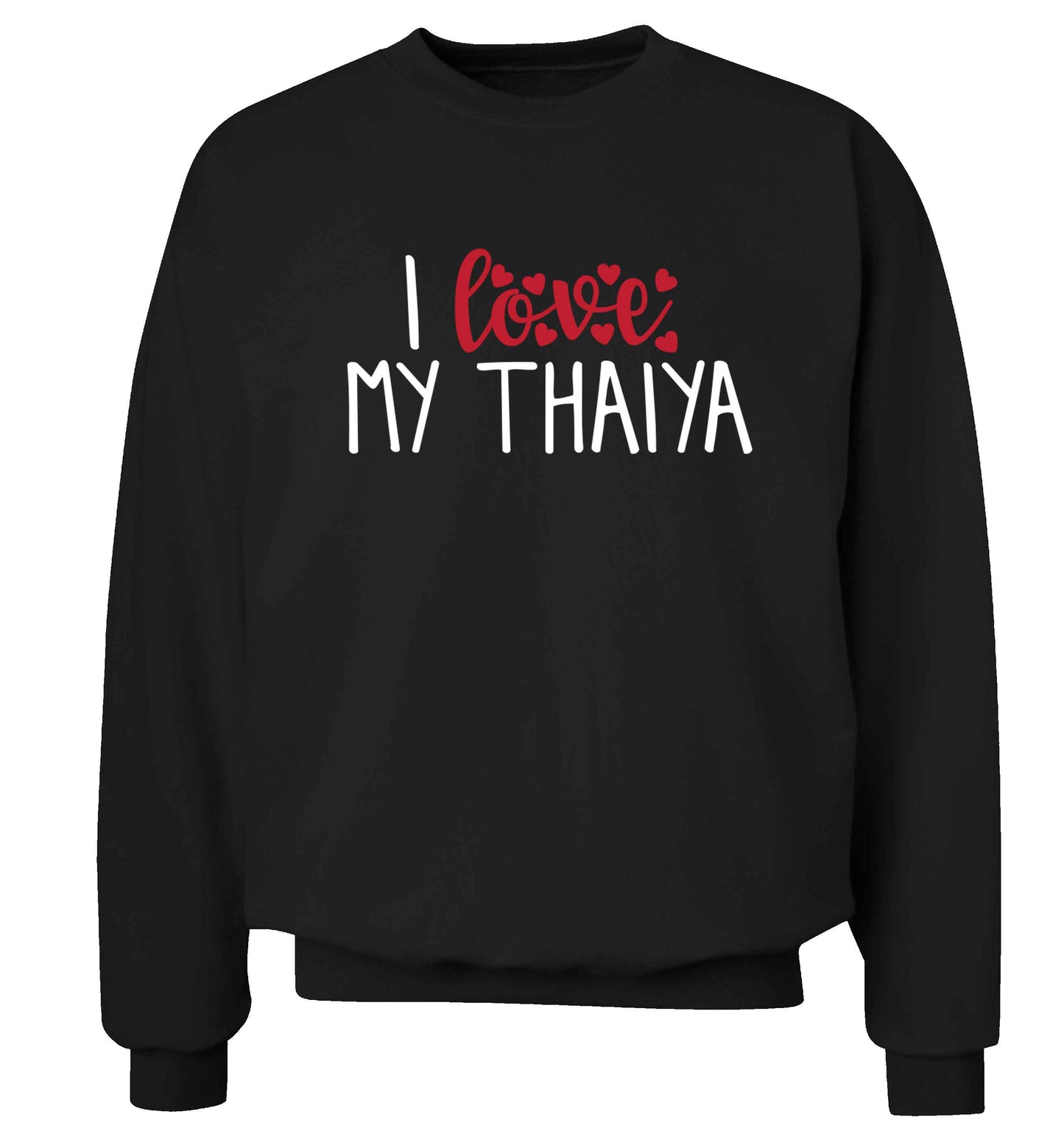 I love my thaiya Adult's unisex black Sweater 2XL
