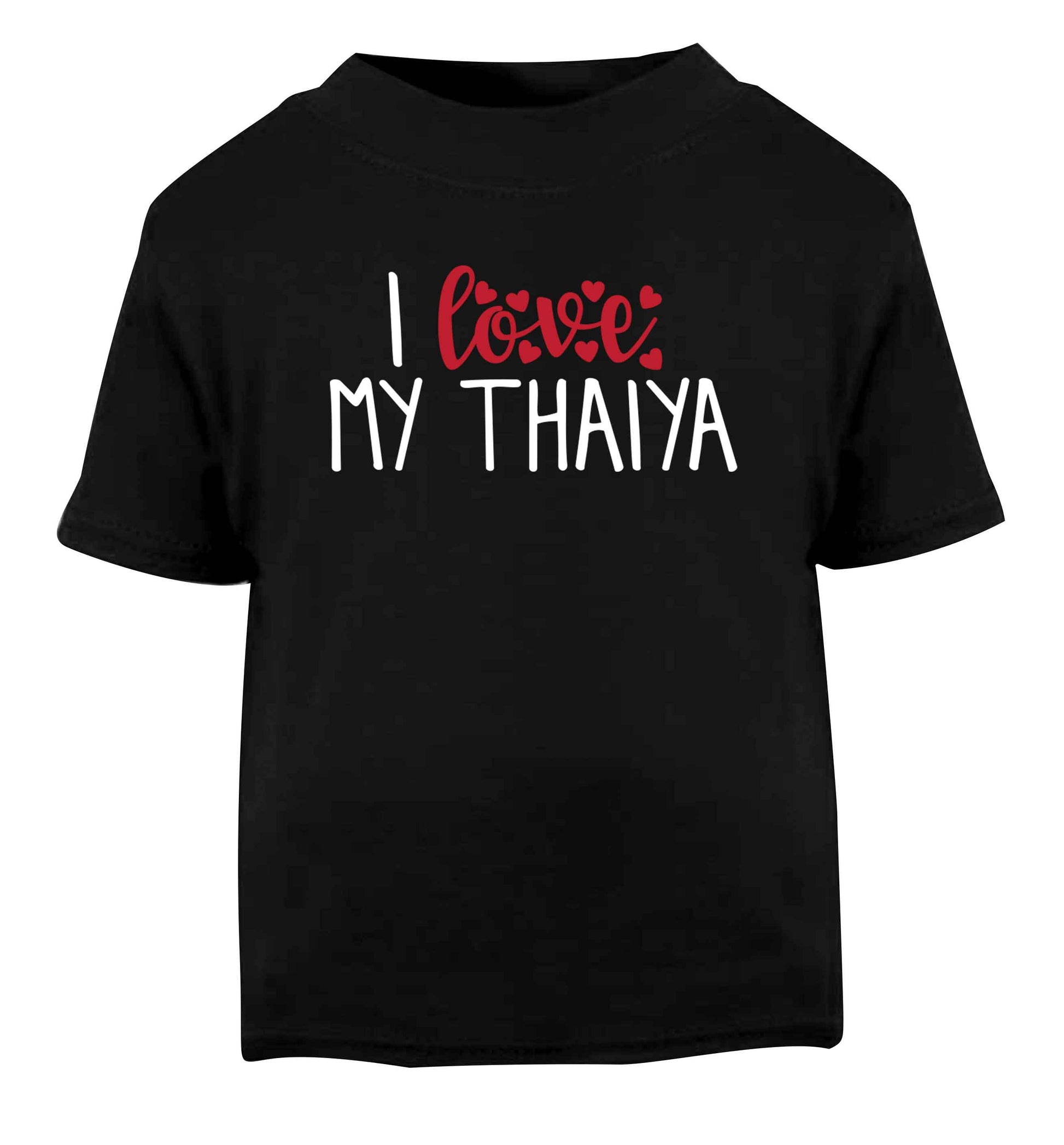 I love my thaiya Black Baby Toddler Tshirt 2 years
