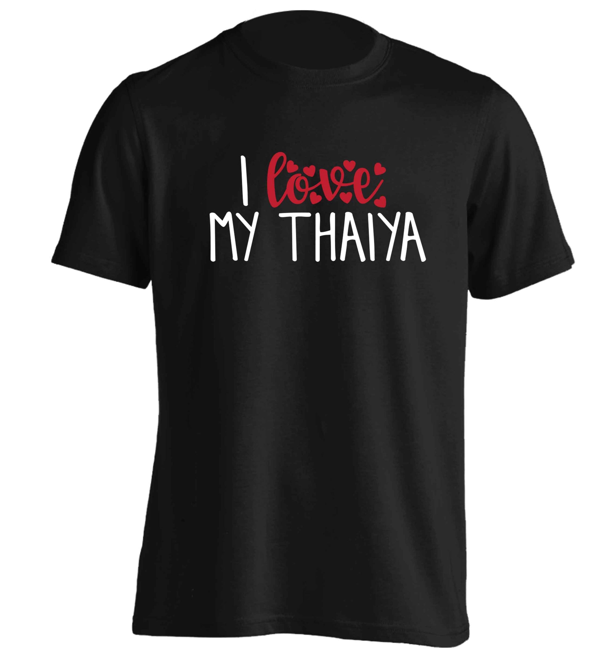 I love my thaiya adults unisex black Tshirt 2XL